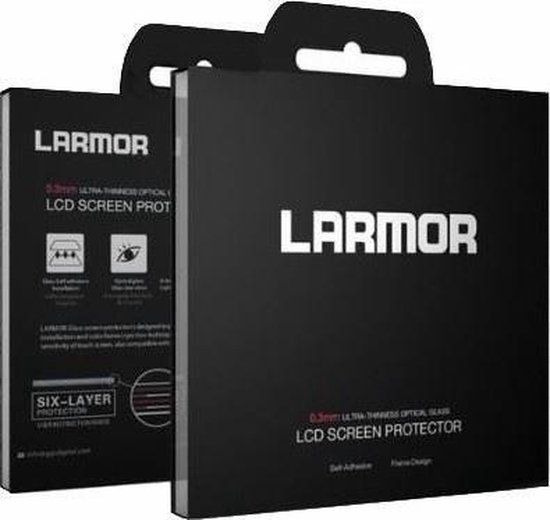 GGS LAND7100 Screen Protector for Nikon D7100 - Black/Transparent