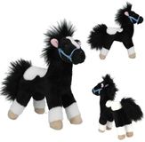 Depesche Miss Melody knuffel paard zwart-wit 18 cm