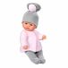 ASI DREAMS Pop - Bomboncín 20 Cm - Vêtements - Gris/Rose bébé