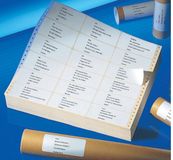 AVERY - Doos met 3000 zelfklevende matrixetiketten, 1 voorzijde, formaat 125 x 48,8 mm, (T4811-500)