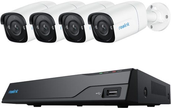 Reolink NVS8-5MB4 - 5MP beveiligingscamerasysteem, 8-kanaals NVR met ingebouwde 2TB HDD, detectie van personen/voertuigen/dieren
