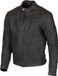 Merlin Gable II veste de moto imperméable en cuir, noir, taille 42