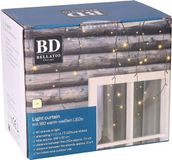 Bellatio Decorations IJspegelverlichting - 180 leds - warm wit - 6 mtr