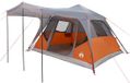 vidaXL Familietent Grijs en Oranje 6-persoons Polyester en Staal