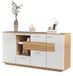 StarTech TV-meubel - Modern design - Metalen frame - Ruime opbergruimte - Stabiele constructie - Zwarte houtlook