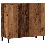 vidaXL Dressoir oud hout 90x34x80 cm bewerkt hout