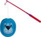 Merkloos Lampionstokje 40 cm - met zeehond lampion - blauw - D25 cm
