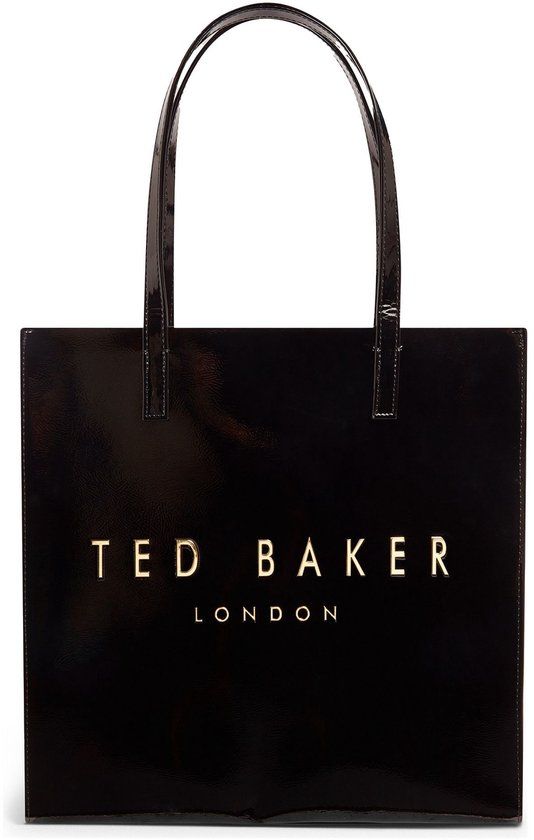 Ted Baker shopper Crinkon Crinkle Icon Bag Black zwart