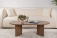Hanah Home Table basse élégante Noyer 119 x 60 x 40 cm