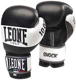 Leone (kick)bokshandschoenen Shock Zwart/Wit 16oz