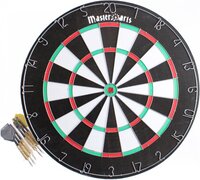 Masterdarts dartbord 45 cm met 6 pijlen