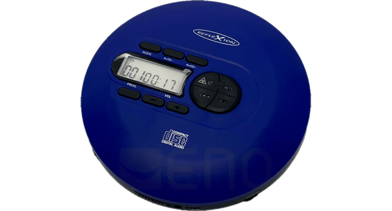 Reflexion Reflexion PCD520 Discman/MP3-Player Anti-Shock Blauw