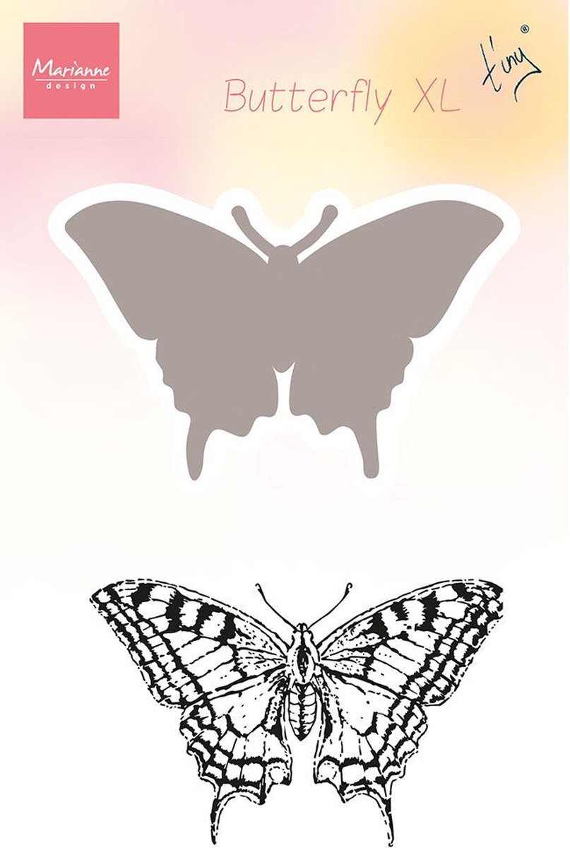 Marianne Design Clear Stempel Tiny's Butterfly XL