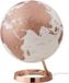 Atmosphere Globe Bright Copper - 30cm - Plastique Base - Carte du monde