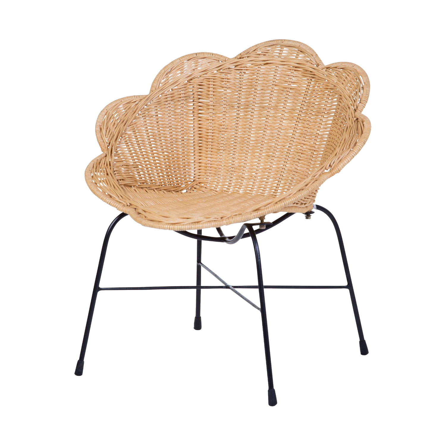 Childhome Childhome Flower Kinderstoel - Rotan