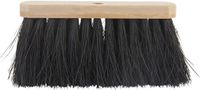 Betra Bezemkop - buitenbezem - zwart - FSC hout/natuurvezel - 30 cm