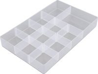 Whitefurze Allstore Organiser inzet tray - transparant - kunststof - 5,5L en 10L box