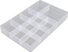 Whitefurze Allstore Organiser inzet tray - transparant - kunststof - 5,5L en 10L box