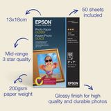 Epson Photo Paper Glossy - 13x18cm - 50 Sheets