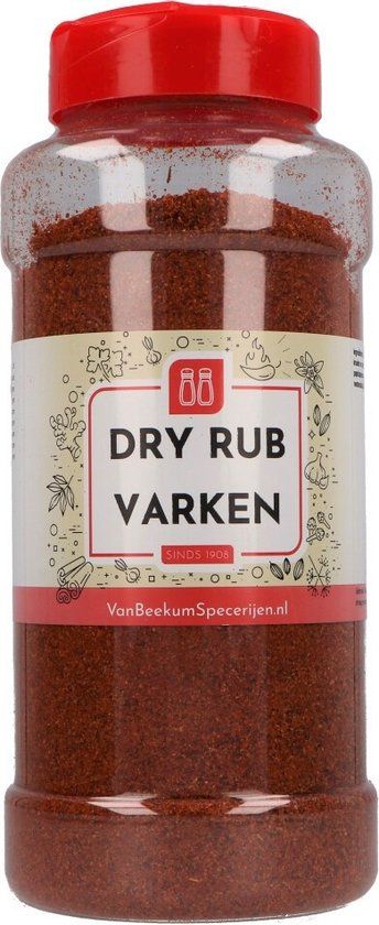 Van Beekum Specerijen Dry Rub Varken - Strooibus 600g