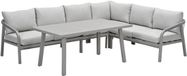 Garden Impressions Monti lounge-diningset - 5-dlg. - taupe - rope grey sand - valley sand