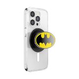 PopSockets Telefoongreep voor MagSafe met kickstand, magnetische standaard, verwisselbare top, veilige grip voor iPhone MagSafe-hoesjes, telefoon en tablet grip, Batman - Enamel I Am Batman