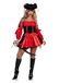 Leg Avenue Samt Piraten Kostüm Mit Schnüren Damen Karneval Kostüm Fasching, L (EUR 42-44)