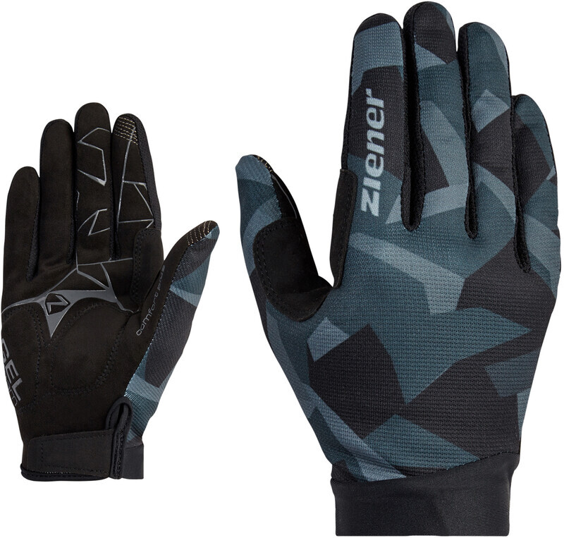 Ziener Cnut Touch Long Bike Gloves Men, zwart