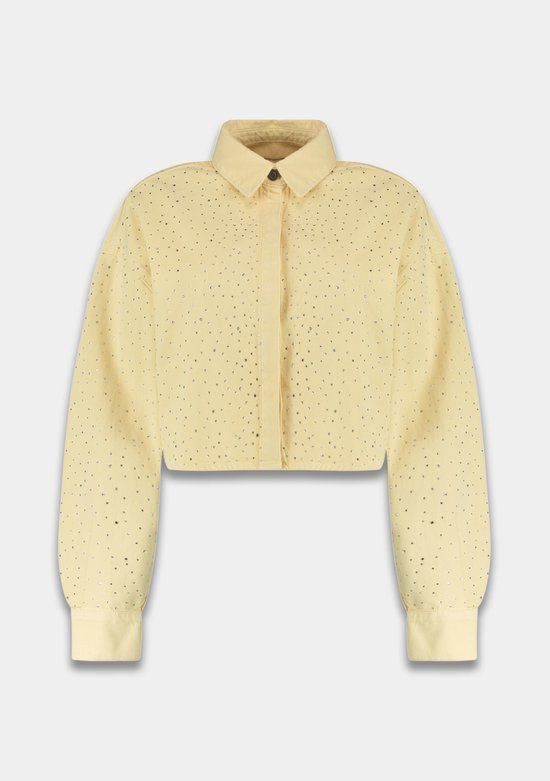 Harper & Yve Dames Blouse SAM-LS Katoen Lichtgeel XS