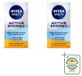 NIVEA MEN - Active Energy - Gel visage réveil à la caféine - 50 ml - 2 pièces