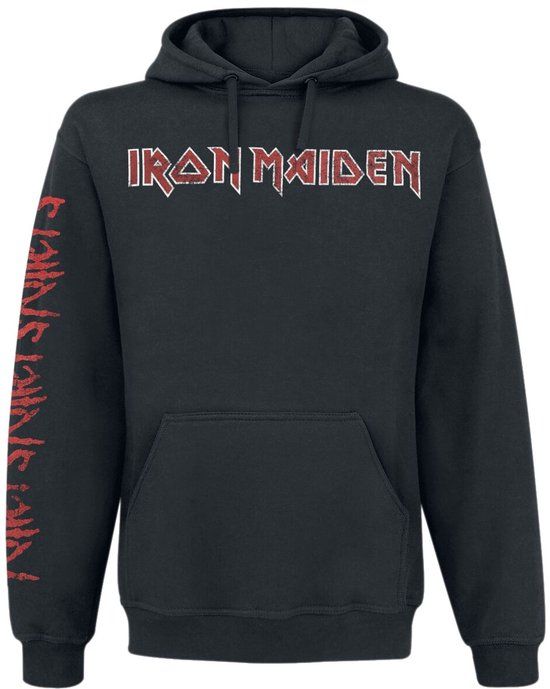 Iron Maiden Killers Storm Heren Trui met capuchon - zwart - XL