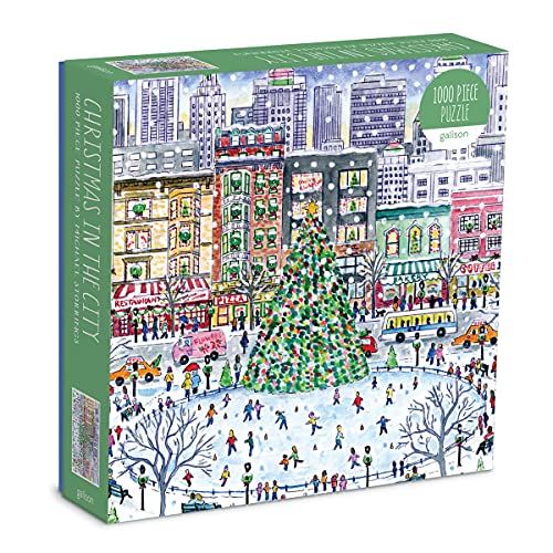 Mudpuppy Press Michael Storrings Christmas in the City 1000 Piece Puzzle