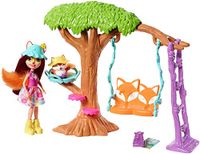 Enchantimals Boomschommel Speelset – Felicity Vos pop (15 cm) en Flick dierenfiguur