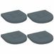 vidaXL - Zitkussens - 4 stuks - Blauw - Polyester - 45 x 45 x 5 cm
