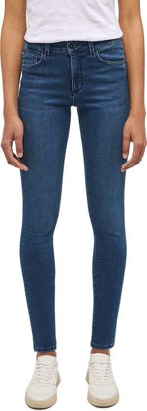 MUSTANG Dames SHELBY Skinny Fit Jeans - Blauw - W29/L34