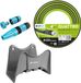 Cellfast Quattro tuinslang 1/2" 25 m + Cellfast slanghouder grijs + set met Cellfast Basic rechte sproeikop 1/2"