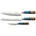 Katana Saya Elements 3-delige messenset Oceaanblauw