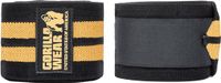 Gorilla Wear Knee Wraps - Black/Gold - 200cm