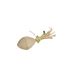Love Story Speelgoedbal karton en hennep touw D 3,5 x 13 cm golven