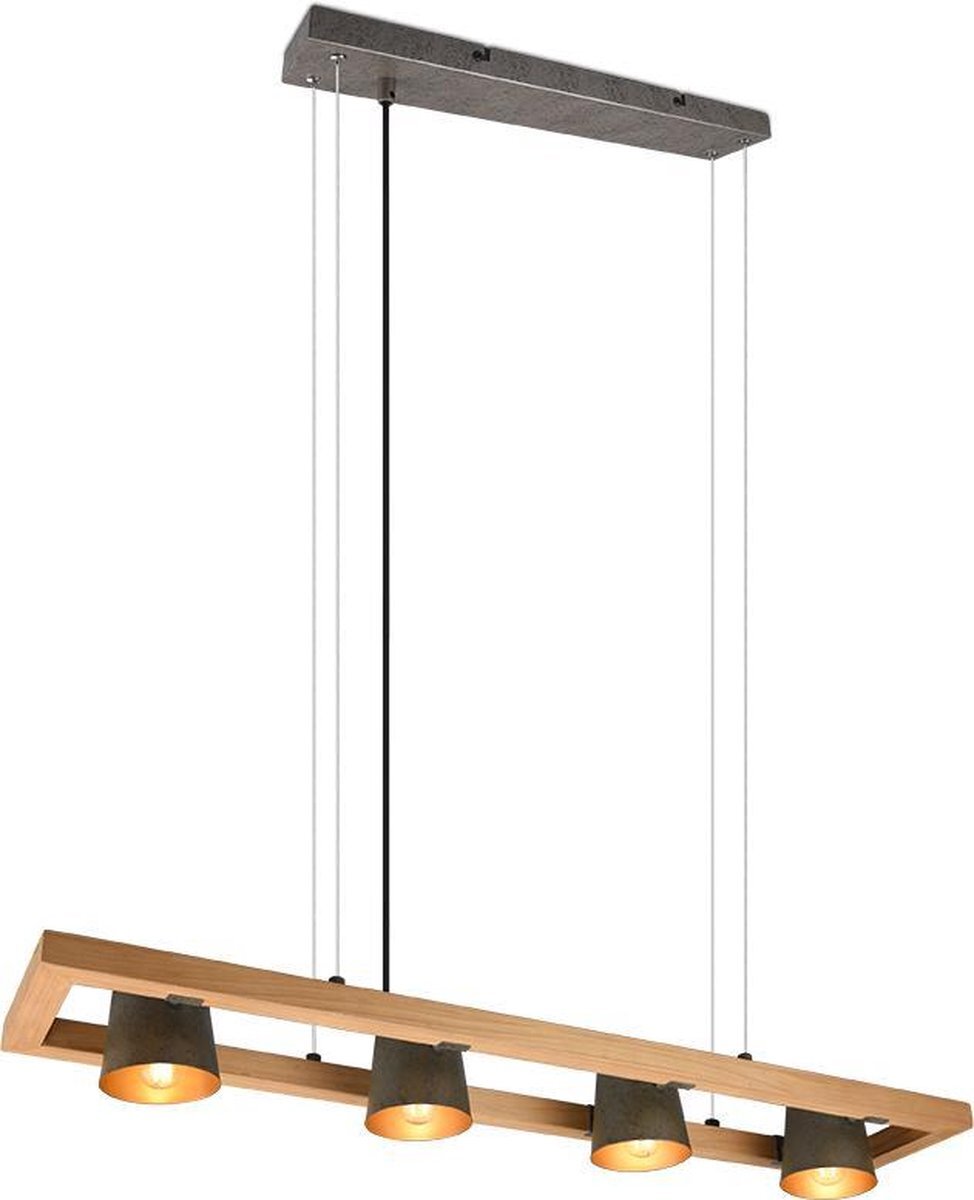 TRIO LEUCHTEN Hanglamp Bell - Nikkel