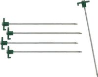 Van Der Meulen Sneek B.V. piquets de tente - 16 pc - métal avec crochet - 25 cm - piquets de roche