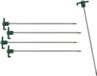 Van Der Meulen Sneek B.V. piquets de tente - 16 pc - métal avec crochet - 25 cm - piquets de roche