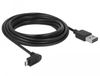 DeLOCK 85561 USB-Kabel USB 2.0 5 m USB A Micro-USB B 0,48 Gbit/s Schwarz