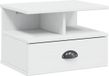 vidaXL - Nachtkastje - HILL - Wit - 40 x 31 x 27 cm - Massief grenenhout
