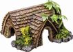 Nobby aqua deco hut met planten - 15 x 14 x 8 cm
