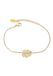 NAEMI Armband goud met zirkonia bloemen hanger