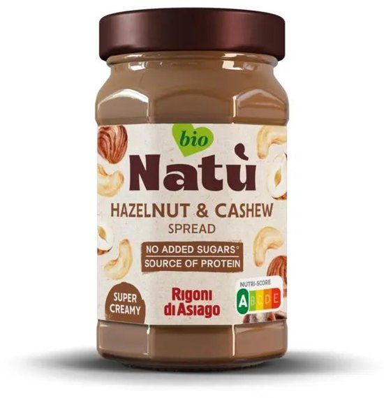 Natu Hazelnoot cashewpasta bio 220 Gram