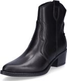Tamaris Cowboylaarzen Zwart Leer - Dames