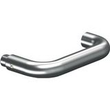 Ogro Poignée de porte rosace 8100 VA Satino carré 8mm DIN L/R OGRO