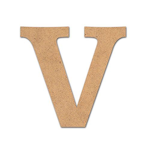Houten letters om te knutselen, 10 cm